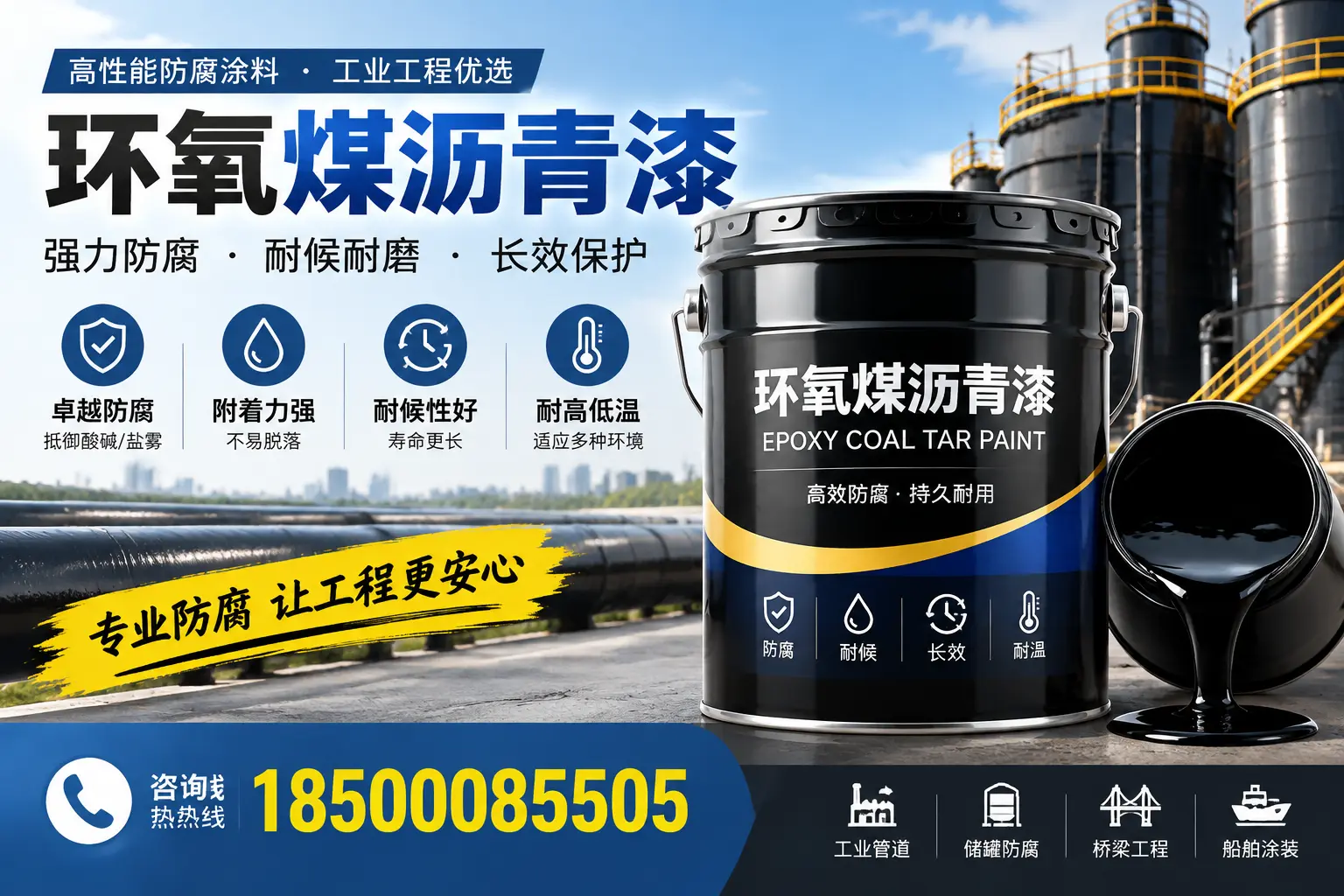 环氧煤沥青漆的施工方法与注意事项，确保在广州顺利完成